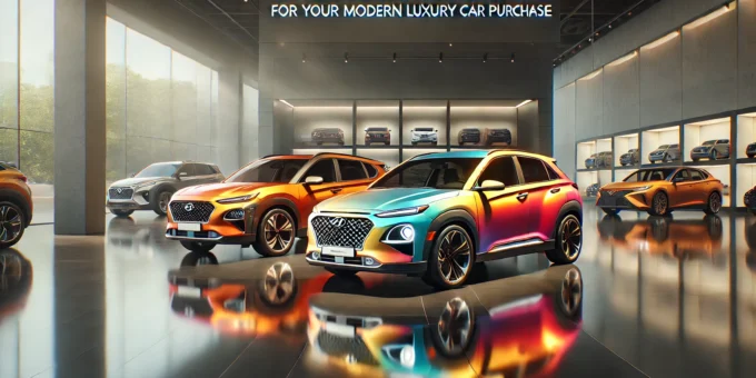 Top financing solutions for your modern luxury car purchase.